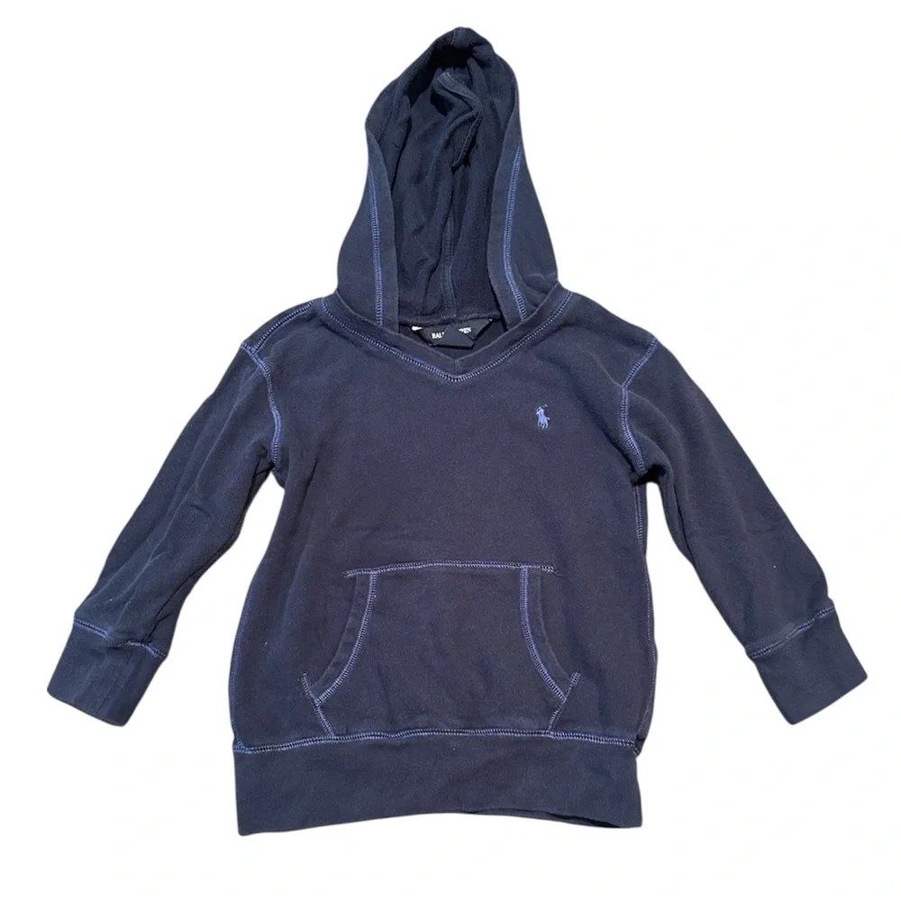 Ralph Lauren Dark Blue Kids Hoodie